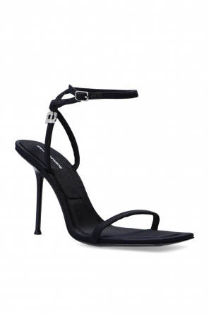 SchaferandweinerShops GB - Black 'Julie' heeled sandals